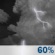Thursday Night: Showers and thunderstorms likely. Mostly cloudy, with a low around 68. Chance of precipitation is 60%. Thursday Night: Showers And Thunderstorms Likely